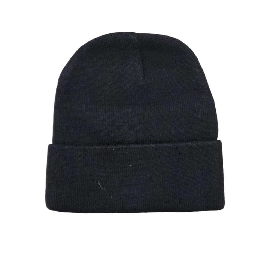 Stranger Things Adult Black Red‎ Embroidered Logo Beanie Cap